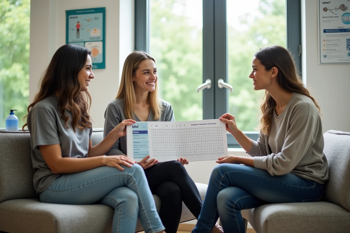 Groupe de personnes discutant d
